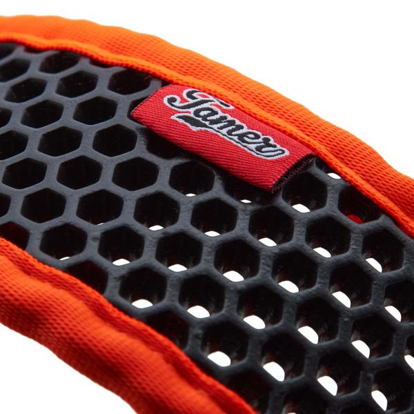 SOFTY Halsband | Länge: 45-51cm | Breite: 6,3cm | Farbe: orange/schwarz